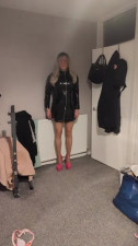 Crossdresser in PVC