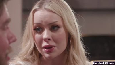 My wife wants to watch me suck off shemale Avery Lusts cock
