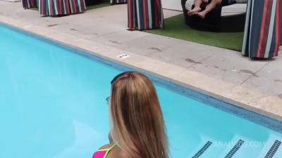 Blonde Trans Babe Brittney Kade Gets Hard Rough Anal Pounding! - Steve Rickz