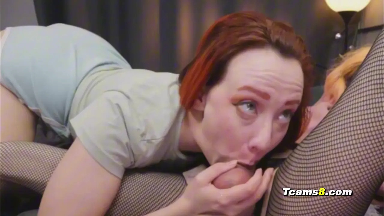 Watch The redhead babe deepthroated Tranny's dick. Shemale Porn Videos | TranSexBig.